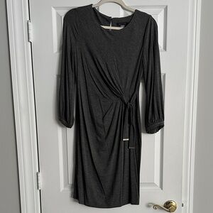 Tommy Hilfiger Charcoal Long Sleeve Dress